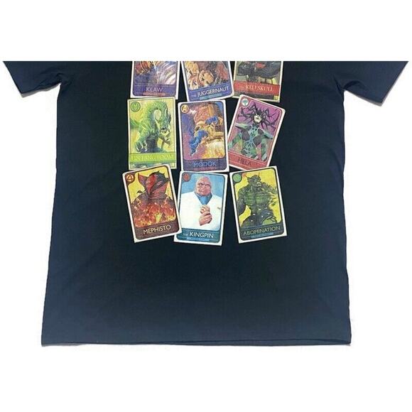 Marvel Graphic T-Shirt Men's XL Klaw Juggernaut Red Skull Modok Hela Mephisto - Picture 5 of 9